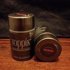 TOPPIK Hair Building Fibers (RED BROWN) - 0.32 Oz / 10.3 g